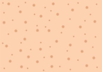 big and small pore and skin vector / texture anatomy