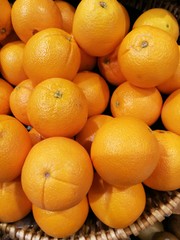 oranges on market, navel oranges 