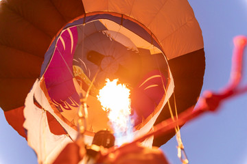 gas ballon hot fire