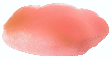 watercolor red light spot background. paint stain element for design with texture.