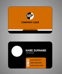 Business cover annual report modern template flat design flyer