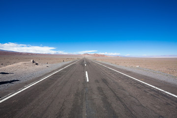 Road to San pedro de Atacama, Chile landscape