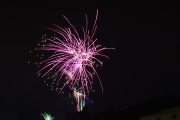 Fireworks for new year