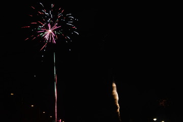 Fireworks for new year