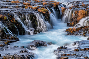 Bruarfoss the waterfall in Iceland