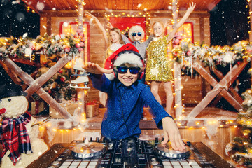 Obraz premium cheerful disco party