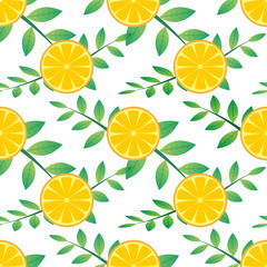  seamless pattern with green design and green twigs. against a white background.