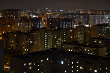 Fototapeta na wymiar night city