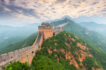 Fototapeta na wymiar Great Wall of China at the Jinshanling section.