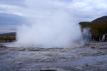 Geysir, Strokkur, geothermal geysers, Iceland