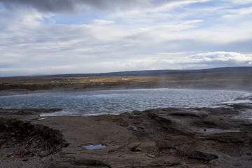 Geysir, Strokkur, geothermal geysers  Iceland