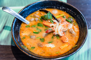 Tom Yum Goong, a great menu of Thai food