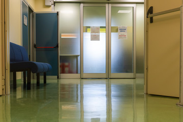 interior of a hospital's  waiting room