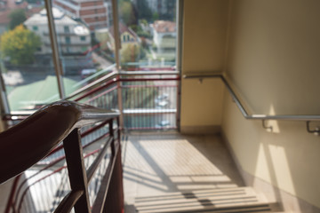 Obraz premium stairway in a modern building