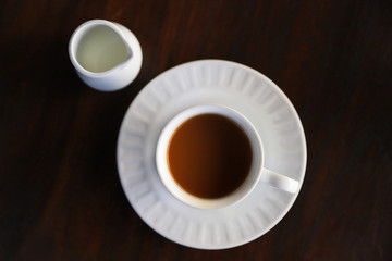 コーヒーとミルク