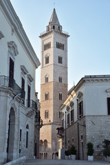 Fototapeta na wymiar View of the Cathedral in Trani, Italy