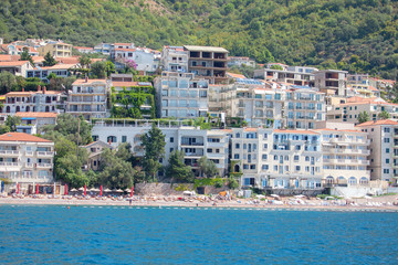 View of Hotels in Becici Montenegro