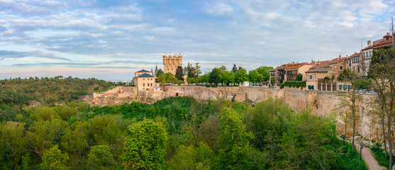 Fototapeta na wymiar The Wall of Segovia