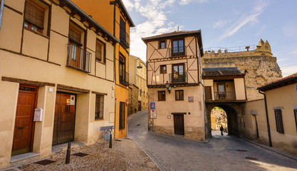Fototapeta na wymiar Streets of Segovia