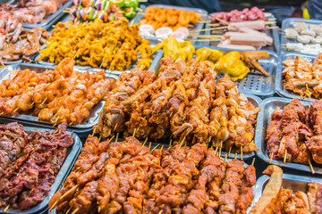 Traditional Vietnamese street food sold in Sapa, Vietnam