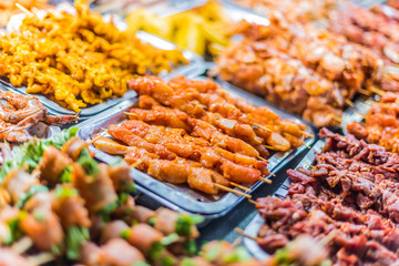 Traditional Vietnamese street food sold in Sapa, Vietnam