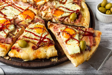 porcion de pizza individual