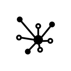 technology connection icon symbol vector design