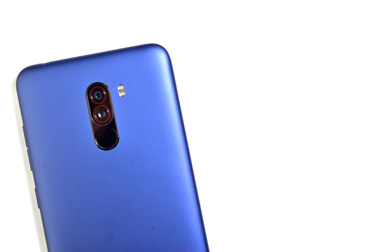 cellphone camera isolated on white background