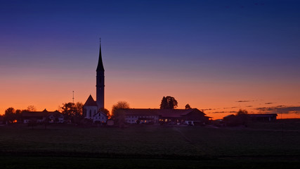 Naklejka premium Blaue Stunde