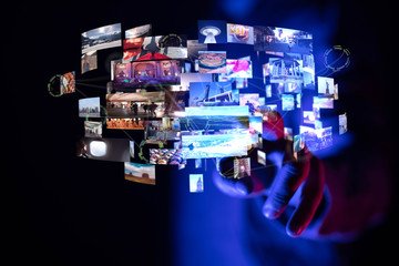 Internet broadband and multimedia streaming entertainment