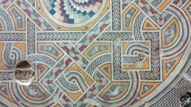 Ancient mosaics in Antakya (Hatay), Turkey.