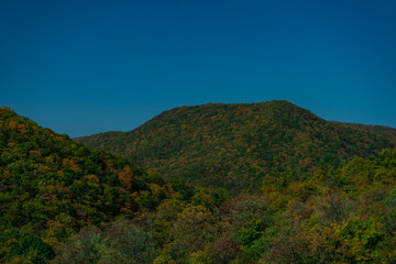 Fototapeta na wymiar Autumnal mountain landscape