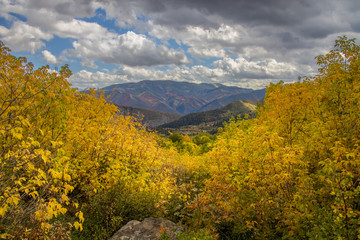 Red mountains