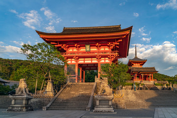 Naklejka premium Kiyomizudera temple is one of the most celebrated temples in Japan, Kyoto