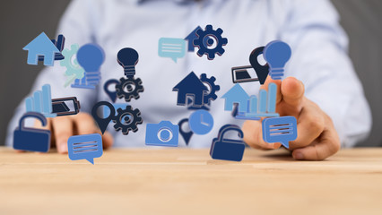 code data concept in hand