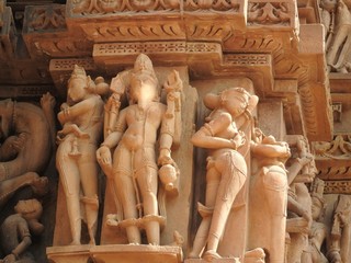 The Western group of Khajuraho temples, a UNESCO heritage site, is famous for its sexy erotic...