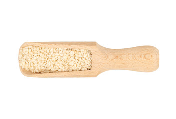 Sesame in scoop