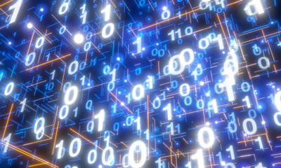 Software, web development, programming concept. Abstract Programming