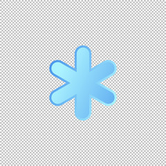 Fototapeta premium Isolated weather icon. Vector Illustration