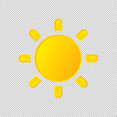 Isolated weather icon. Vector Illustration