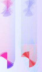 Abstract gradient bows background 