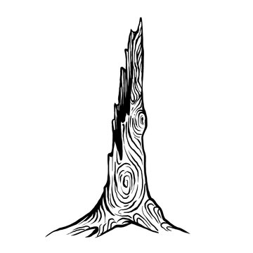 recommend clip art: Dead tree design art