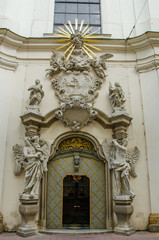 interior of the church