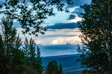 clouds in skye sweden