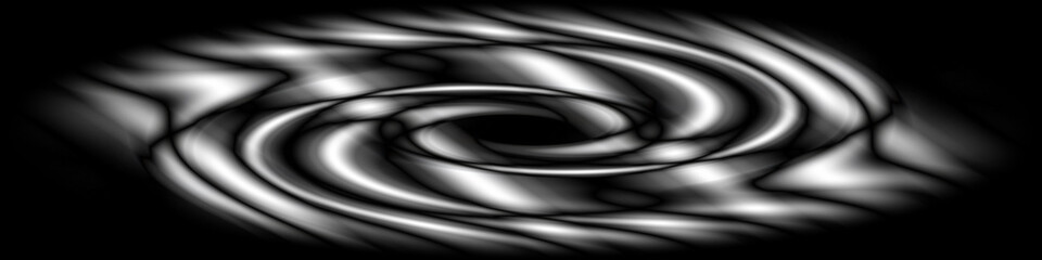 Digital art, abstract panoramic 3D objects, Germany