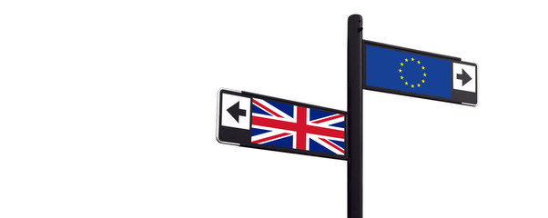 Brexit Konzept - Großbritannien  verlässt die Europäische Union