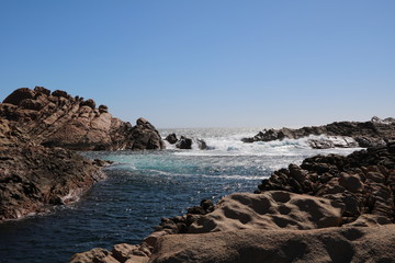 Canal Rocks a narrow natural channel in granite cliffs in Western Australia