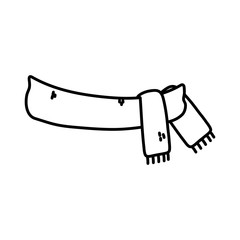 warm scarf clothes winter christmas thick line