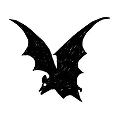 Bats silhouette
