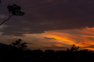 atardecer